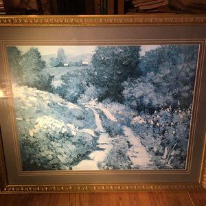 Kent R. Willis Oil on Canvas Lane in the Gulley